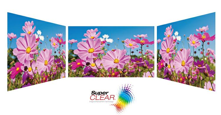 Enjoy accurate and vivid colors with consistent levels of brightness no matter the vantage point.