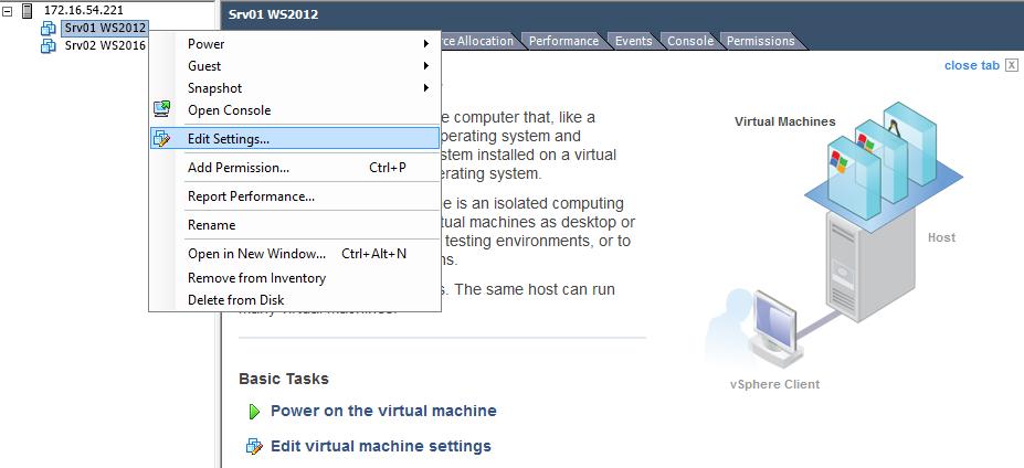 Guest OS Configurations With the iscsi volume successfully connected and mounted on the ESXi server as a datastore,