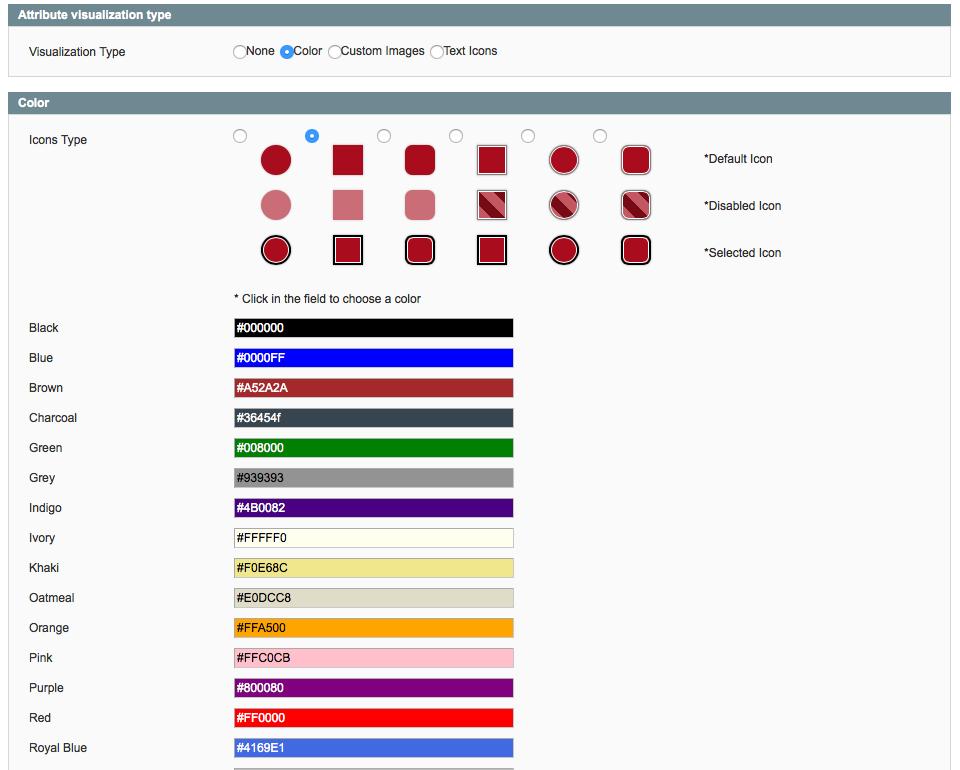 3. Configuring visual attributes If you choose Color, you ll be able to specify color-code values for