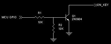 5. Power ON/OFF Procedure ON_KEY: used for Power ON/OFF and this pin is active low. Please refer to the recommended circuit below.