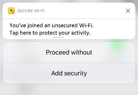 Public Automatically turns on when connected to a network that doesn t require a password.    Secure Wi-Fi and User Guide 2018 5