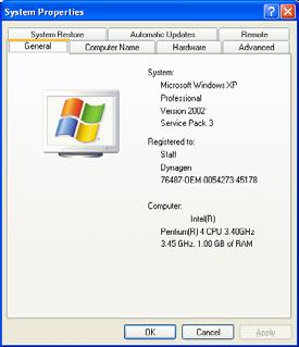 is plugged into the computer with the GSC400 controller powered. This section will help you determine the COM port. 1.3.1 Windows XP a.
