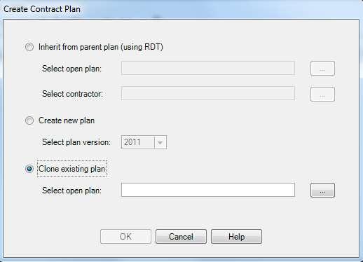 2. In order to select a plan to clone, the user should