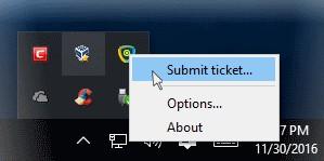 platforms supported by this version of ITSM. To open the 'Support' pane, choose 'Settings' from the left and select 'Support'.