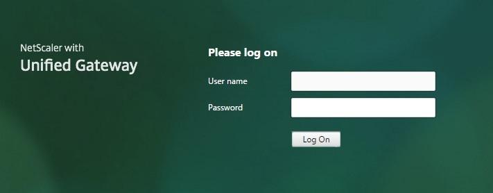 Configuring Citrix NetScaler Testing the Integration 26 3. Click Logon for browser-based login (or click Connect for plug-in based login).