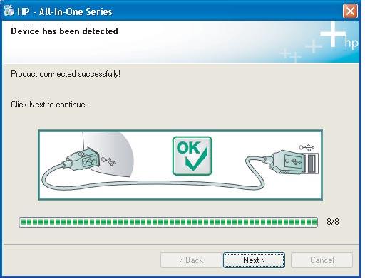 Users: If you do not see this screen, see Troubleshooting in the last section. Follow the onscreen instructions.