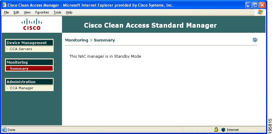 Chapter 4 Installing a Clean Access Manager High Availability Pair Starting from Cisco NAC Appliance Release 4.