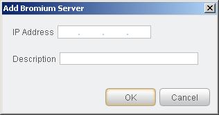A textual description of the server. 6. Select OK. An entry for the BEC server is added to the table in the Bromium pane.