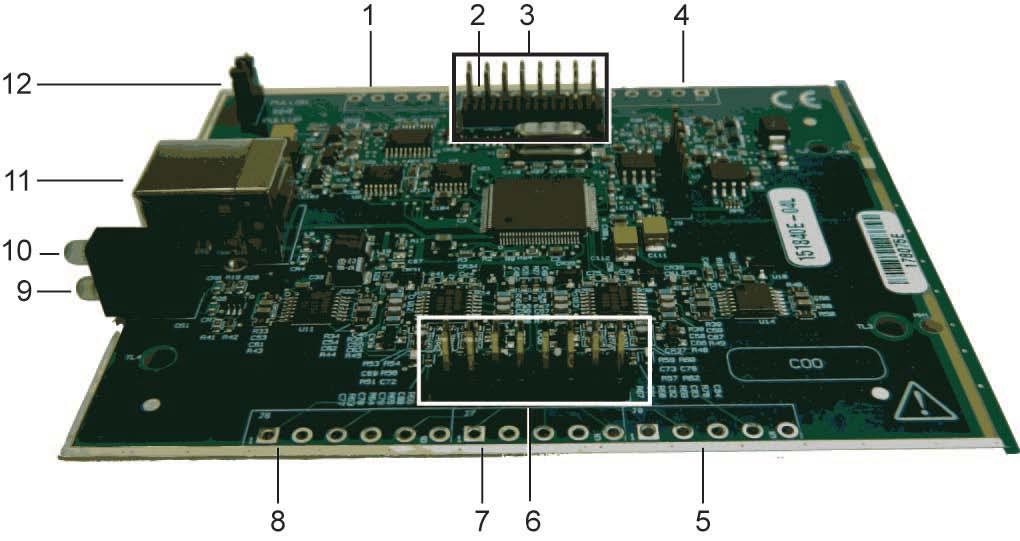 Functional Details Board components Board components are shown in Figure 2. Note that each screw terminal location is unpopulated.