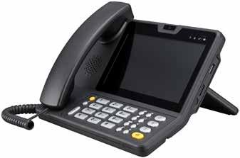 SIP Multimedia Station Intuitive operation with 7-inch touch screen and dial keys Less cabling thanks to PoE Address book stores up to 3000 names Forwarding setting (always/call/no answer) DND (do