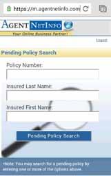 Pending Policy Search to