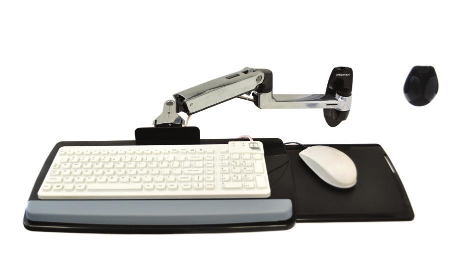 : 511531 Work surface for screen-keyboard stand (models shown below) Réf : 511523 Height