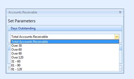 Generating the Accounts Receivable Query Running an Accounts Receivable Query 1.