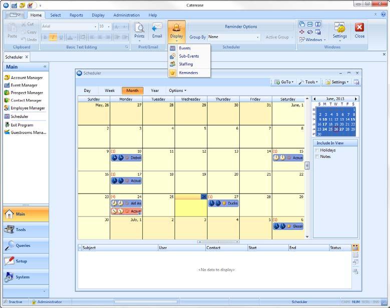 Viewing Reminders in a Calendar Can I see my reminders in a calendar display? Absolutely!