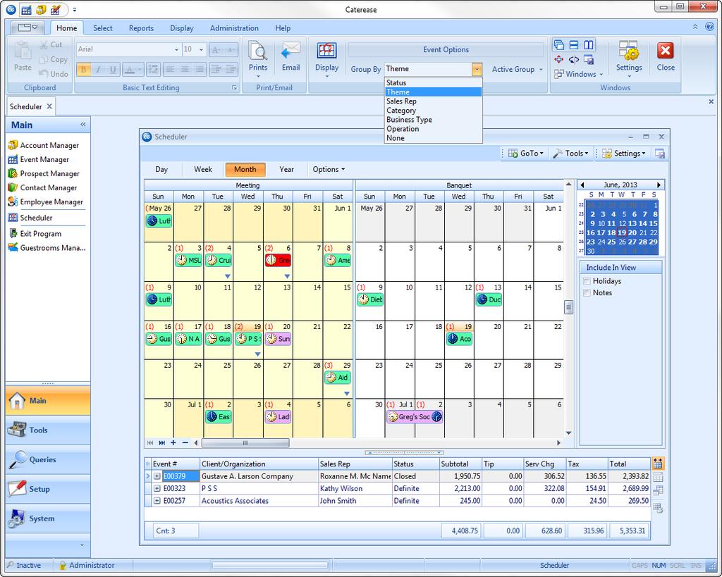 Grouping the Calendar Can I separate groups of events into different calendars? Believe it or not, you can!
