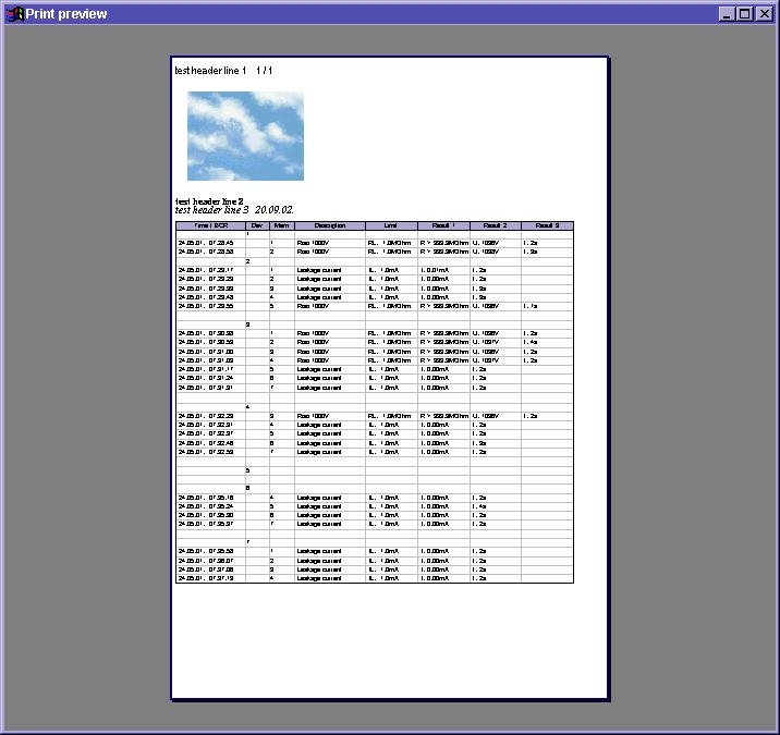 PC Software - CE Link Fig. 73. PRINT preview 7.5.