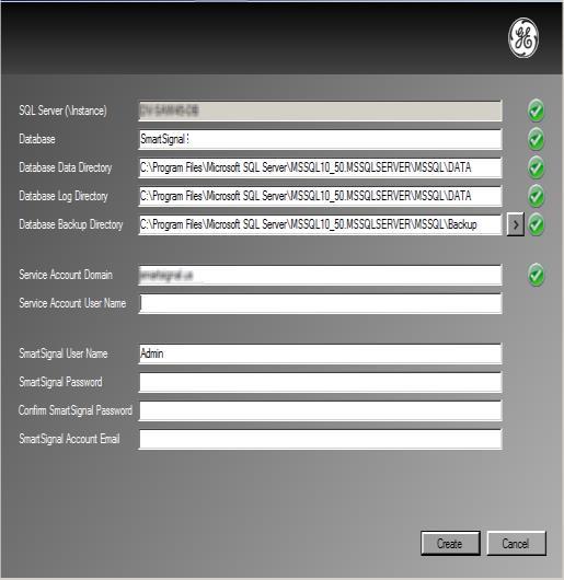 Prficy SmartSignal 6.1 Appendix A: SmartSignal 6.1 New Database Installatin Checklist Click Cnnect. The system displays the Database Manager Installatin Setup dialg bx.