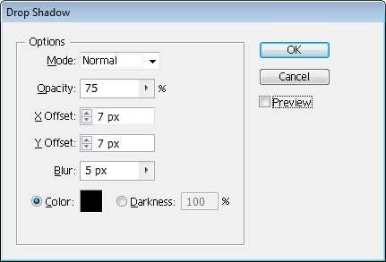 In the Appearance panel, click the Add New Effect button, point to Stylize, and select Drop Shadow (see Figure 46).