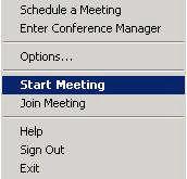 SET UP FOR INSTANT MESSENGER INTEGRATION Quickly invite participants to your meeting