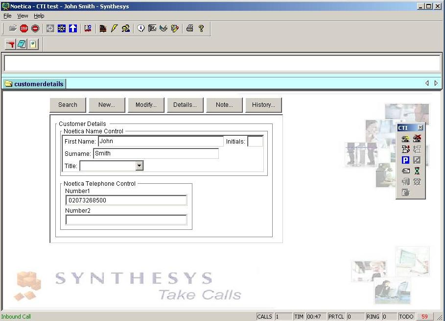 Figure 41: Synthesys TSAPI log Verify the CTI link through the agent PCs by routing inbound and outbound contacts and ensuring the agent can answer the call and