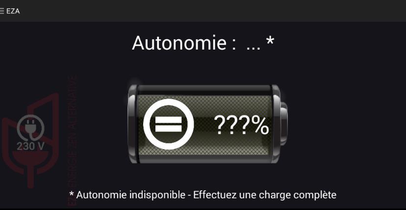 Application EZA EZA Application EZA Mode User d emploi manual Your device is now linked to your EZA Power Pack.