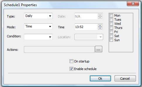 Figure 132 12.4 Type The Type combo allows you to select the type of the Schedulers (as shown in Figure 133).