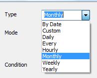 1 By Date By Date scheduler allows you to define the schedule for the specific date and time when the actions shall be executed.