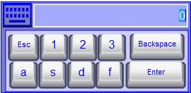 in the picture below) to create the custom keypad.
