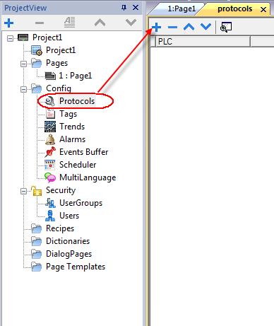 Figure 15 The combo box shows the list of available drivers. Once a driver is selected, configure the driver by clicking on the browse button in the Configuration field.