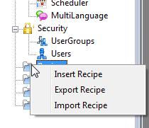9 Working with Recipes Data can be stored on the flash disk of the panel device, in the format of a data file.