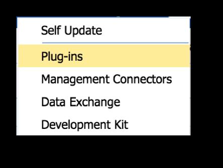 Plug-In Manager Single window