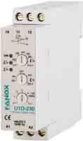 U1 D VOLTAGE Control Relays SINGLE - PHASE VOLTAGE RELAY Self-powered by the voltage to be monitored. Visual indication of trip cause. DIN rail mounting.
