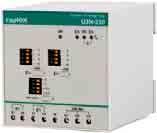 U3 VOLTAGE Control Relays THREE - PHASE VOLTAGE RELAY Self-powered by the voltage to be monitored. Visual indication of trip cause. DIN rail mounting.