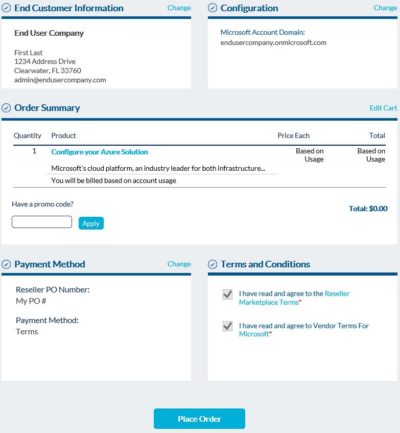 Placing Step 11 Review Summary The final screen of the checkout process will give you an overall summary of the order for you to review before placement. Important!