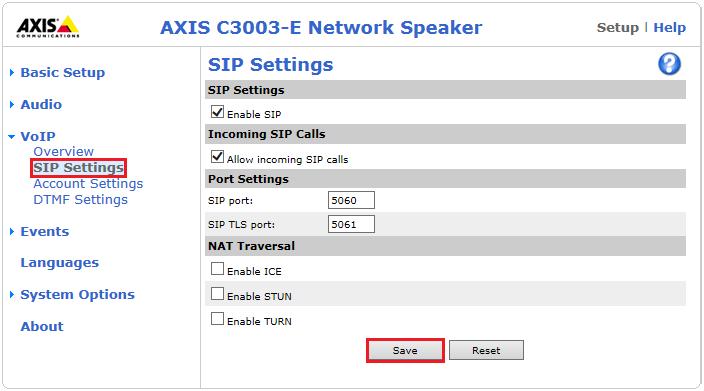 Configure SIP Settings Click on VoIP SIP Settings in the left window, in the main window ensure that Enable SIP is ticked under SIP