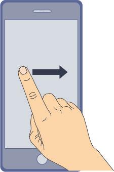 Mobile gestures The following
