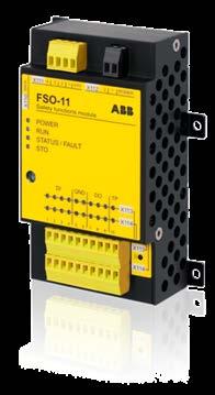 FSO-12 Safety functions module Configuration - general PC-tool (configuration) Drive & safety Configuration with Drive composer pro only Offline configuration possible STO ACS880 STO Similar to Drive