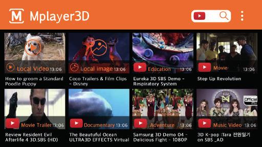 3 Saving 3D/VR Videos You can save 3D/VR videos on your phone to watch them with Mplayer3D. A.