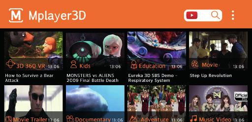 4 Enjoying 3D/VR Videos With Mplayer3D, you can enjoy 3D/VR videos