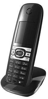 Accessories Gigaset C610H handset u Social life management with room monitor and birthday reminders, One Touch Call mode u Individual programming of ringtones with 6 VIP-groups u High-quality keypad