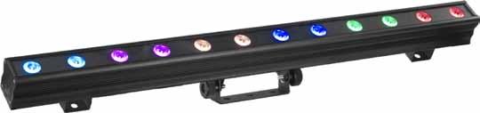 12X3W RGB/FC 19 IP33 LUMIPIX LUMIPIX is a linear color changer fitted with high luminous efficiency 12 Tri-color LED in the size of 1m.