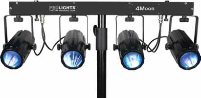 C 228 RGBW STACKABLE -20 +45 ECO FRIENDLY 4MOON 4MOON is an efficient Plug n Play LED solution for lighting yokes reproduction in mobile stages and medium-sized environments.
