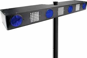 C 256 RGBWA STACKABLE -20 +45 ECO FRIENDLY ASTROBEAM Combo Lighting effect based on RGBWA LED technology, moonflower and strobo for reproduction of razor-sharp s with synchronized operation and
