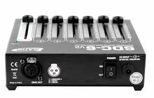 CODE: 1323000023 SDC-12 NO CONFUSING CONFIGURATION 6 DIRECT CHANNEL ACCESS FADERS ONE MASTER FADER 12