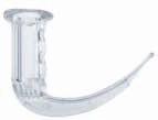 Video Laryngoscope D-BLADE, with laryngoscope blade for difficult intubation, for single use, package of 10, for use with KARL STORZ C-MAC S Imager 8402 XS, 8403 XS or 8403 XSI 051111-10* C-MAC S