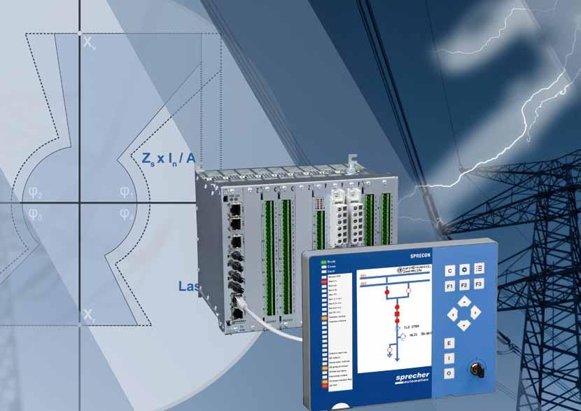 Power System Protection The digital SPRECON-E-P protection devices and the combined protection and control devices (D..4, D..6) are used for protection of power lines, cables, transformers and motors.