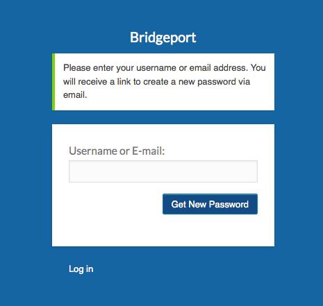 To access the portal open up your favorite browser (Safari, Firefox, Chrome or Internet Explorer) and point to: bridgeporthub.com Once at the site you will be prompted with a login screen (see below).