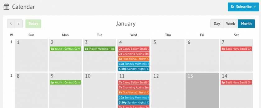 Using the calendar Today everyone seems to run increasingly busy lives. Manage your time even better with Elvanto s calendar.