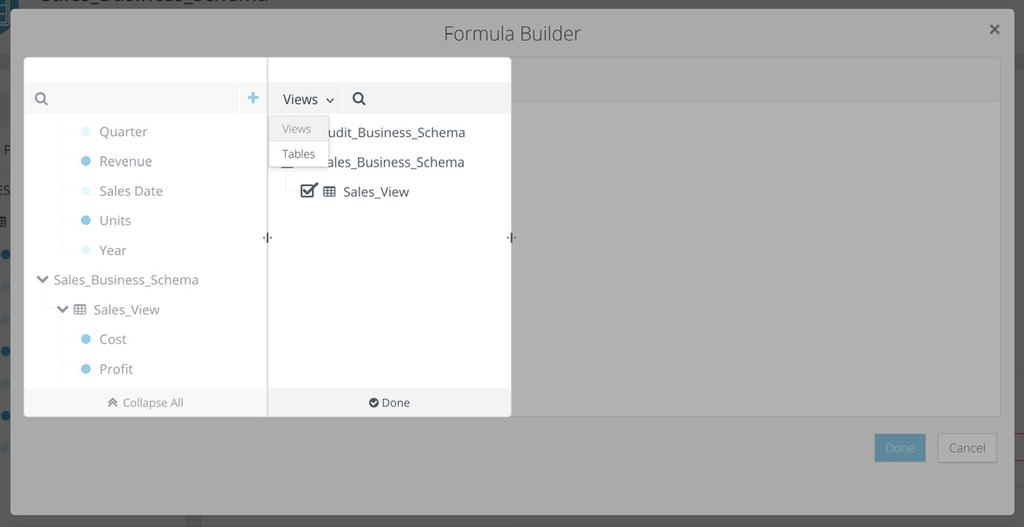 8. If you are done, go to step 15. To use a formula column within another, drag "New Formula" from the left-hand side of the screen to the view columns area.