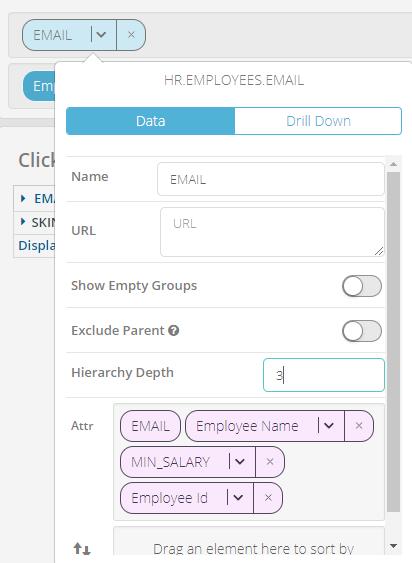 17. Enable "Exclude Parent" to hide the parent in the hierarchy tree view. NOTE: The parent in the hierarchy tree is shown by default.